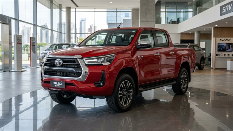 Toyota Hilux SRV 4x4 en concesionaria oficial